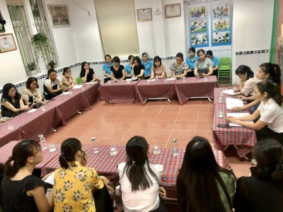 Trường Mầm non Hoa Sen tổ chức họp với Ban đại diện phụ huynh năm học 2022- 2023
